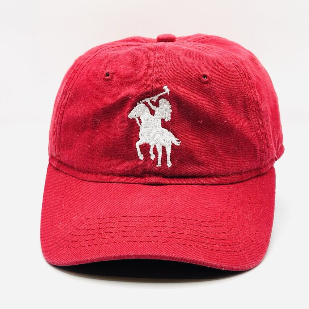 The Natives NTVS Big Pony Baseball Cap Strapback Red One Size Like Polo